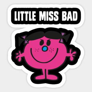 LITTLE MISS Bad Sticker